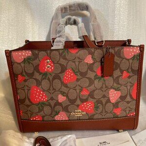 Coach Strawberry Pattern Bag CH325